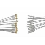 TPU D Type Tap Plug Universal EEG Electrosurgical Cables for sale