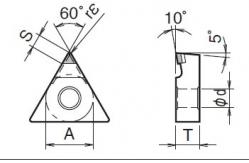 China TNMM CNC Lathe Tool Inserts Diamond PCD Inserts With Super Hard Hardness supplier
