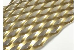 China Outdoor Paint Architecture Expanded Metal Mesh Used For Sunscreens Panel supplier