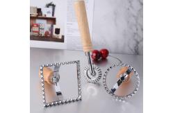 China Kitchen Pasta Ravioli Stamp Cutter Press With Roller Set supplier