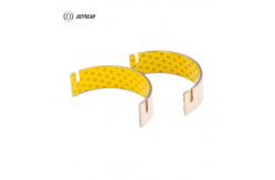 China OEM Split Metal Plain Bearing Self Lubricating POM Coated Composite supplier