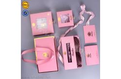 China 40cm Gold Foil Box Printing 1800gsm Greyboard Small Pink Cardboard Boxes supplier
