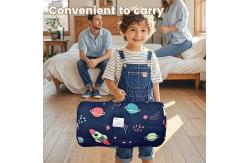China Rectangular Preschool Sleeping Mats Foldable With Removable Pillow supplier