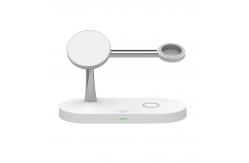 China 15W Max 4 In 1 Wireless Charger With Power Temper Lighting Full Protection supplier