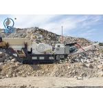 Construction Waste Crushing Equipment Mobile Crushing Plant Contains Jaw Crusher for sale