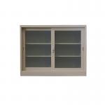 Metal Sliding Glass Door File Cabinet KD Structure Lockable for sale