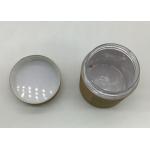 SGS Storage PET Jar With Screw Cap And Paper Lid / Plastic Tube Containers for sale