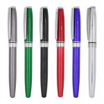 Metal Roller Ball Pen 1.0mm Bullet Tip Classic Ballpoint Pens Gel Ink Signature Pen for sale
