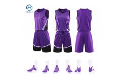 China Regular Fit Athletic Style Custom Sublimated Basketball Uniforms for Men supplier