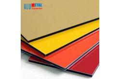 China 6mm Exterior Mirror ACP PVDF Aluminum Composite Panel Sheet AntiStatic Surface supplier