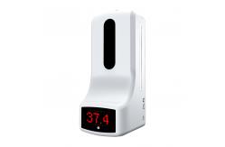 China Non Contact Auto Hand Sanitizer Dispenser With Digital Thermometer supplier