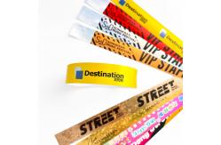 China Eye-Catching Glitter Holographic Party Wristbands with Personalized Logo supplier