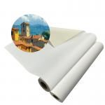 Printable Waterproof 220gsm Polyester Canvas Rolls For Giclee Art Printing for sale