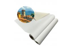 China Printable Waterproof 220gsm Polyester Canvas Rolls For Giclee Art Printing supplier
