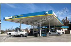 China Space Frame Steel Structure Fast Building Gas Petrol Station Construction supplier