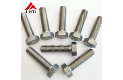 China Gr2 Gr5 Titanium Bolts Nuts , M8 M10 M12 Anodizing Titanium Hex Head Bolts supplier