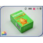 Convenience Packaging Folding Carton Box With 350gsm Duplex Board Grey Back for sale