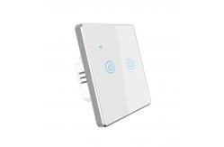 China ABS 2 Gang Smart Light On Off RF433 3 Gang Wifi Switch White supplier