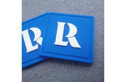 China Custom Rubber Logo Patches silicone badge for garment supplier