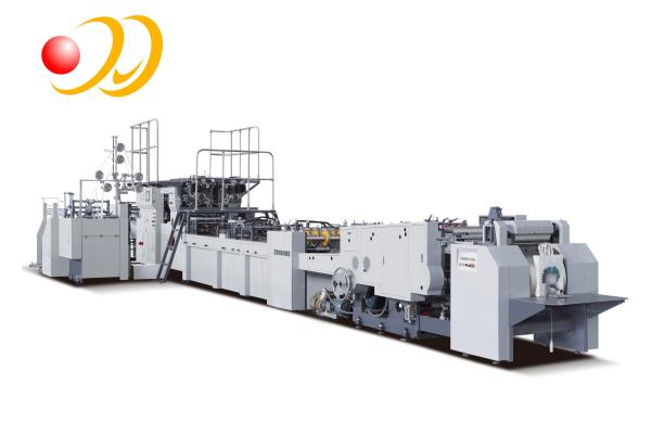 Shopping Paper Bag Manufacturing Machine With Edge Cutting System