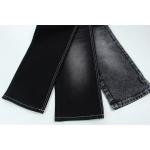 190cm 13oz Black Black Cotton Polyester Rigid Denim Fabric For Jeans for sale