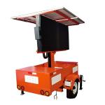 Solar Panel Power Energy System Led Screen Display Trailer 4G 5G WIFI For Construction Site for sale