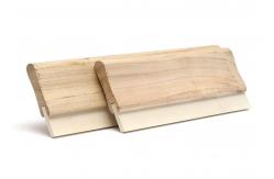 China 75 Durometer Wooden Screen Printing Squeegee Ink Scraper 25*5 supplier