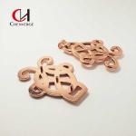 Hollow Design Antirust Rose Gold Belt Buckle , Multipurpose Leather Belt Parts for sale