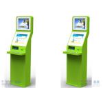 Banking System MultiMedia Touch screen Self Service Kiosk With Metal Keyboard Payment Kiosks