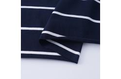 China Comfortable Care And Smooth Simple Striped Knit Fabric For Casual Wear supplier