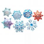 Wholesal Christmas window decoration balloon snowflake aluminum foil balloon for Christmas decoration for sale