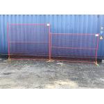1.8m Height Yellow Powder Coated Canada Temporary Wire Mesh Fence