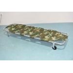 First-Aid Folding Ambulance Stretcher Transportation Patients Simple With Wheels