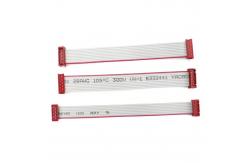 China Micro Match Connector Flat Electrical Wire IDC UL2651 Red Flat Ribbon Cable supplier