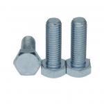 DIN 933 Hexagon Head Bolts Carbon Steel Class 4.8 Blue Zinc Full Threaded Hex Bolt for sale