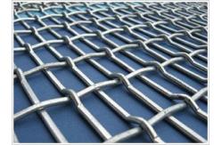 China Knurled Stainless Steel Mesh BBQ Intercrimp Wire Mesh 22mm supplier
