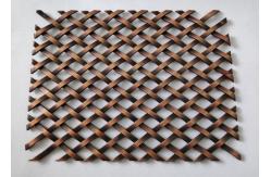 China 0.02-2.0mm Wire Lock Crimped Architectural Metal Mesh Brass Bronze Velp supplier