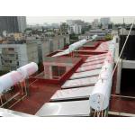 Black Chrome Blue Film Water Heating System For Home , Flat Panel Solar Collector for sale