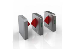 China Acrylic Flap Pedestrian Turnstiles Gate Solution 1400*300*980mm supplier