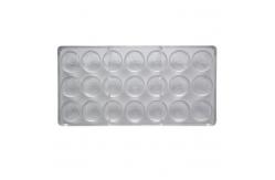China Rectangle Coin Shaped Chocolate Moulds Polycarbonate PC Chocolate Mould supplier