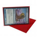 Orange Texture Red 66x91mm Pro Matte Card Sleeves Playing Cards Sleeves for sale
