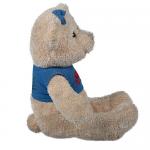 Adorable Brown Bear Doll , 26CM Fuzz Dressup Plush Bear Stuffed Animals