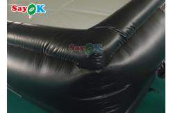 China Funny Inflatable Air Jumping Pad Bouncing Trampoline Mat For Children supplier
