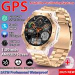 2025 ChatGPT AI assistant GPS Smart Watch 5ATM Waterproof Dual-band GNSS Compass Military Sport for sale
