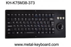 China Brushed SS Adjustable Industrial Keyboard With Trackball USB PS2 supplier