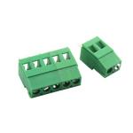 2 Poles Pcb Screw Terminal HQ129V-7.5/7.62 Mm Pitch Fixed Connector for sale