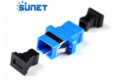 China Singlemode Sc Upc FTTH Fiber Optic Adapter Low Insertion Loss supplier