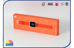 China Electronic Watch Packaging Folding Paper Box With Spot UV Image Print supplier