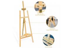 China Customized Logo Wooden Display Easels Stand , Photo Picture Paint Canvas Holder supplier