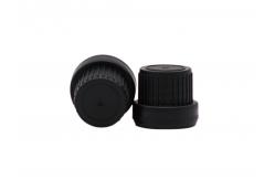 China 18mm Black Screw Cap Top CRC Child Resistant Comes Complete With Dropper Insert supplier